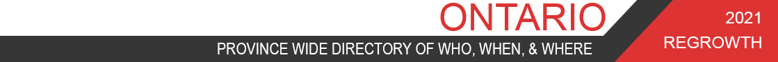 Ontario wide directory of live music who, when, and where